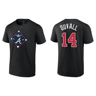 Adam Duvall Atlanta Braves Fanatics Branded Black 2022 Postseason Bound T-Shirt