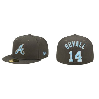 Adam Duvall Atlanta Braves Graphite 2022 Father's Day On-Field 59FIFTY Fitted Hat