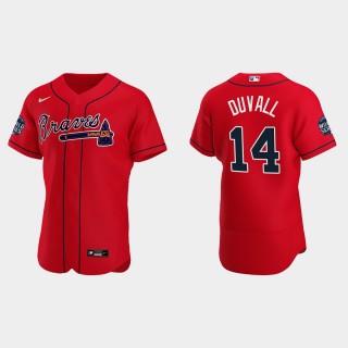 Adam Duvall Atlanta Braves 2021 World Series Authentic Jersey - Red