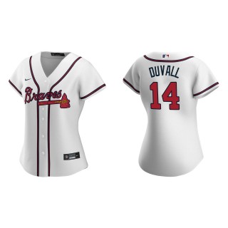 Adam Duvall Women's Atlanta Braves White Replica Jersey