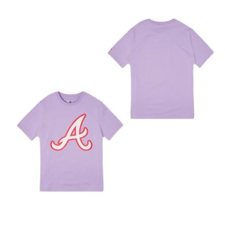 Atlanta Braves Colorpack Purple T-Shirt