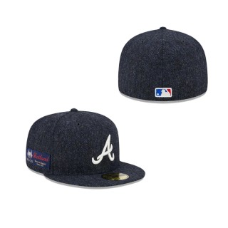 Atlanta Braves Moon Fitted Hat