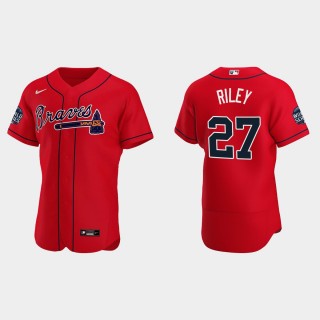 Austin Riley Atlanta Braves 2021 World Series Authentic Jersey - Red