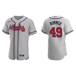 Aaron Bummer Braves Gray Authentic Road Jersey