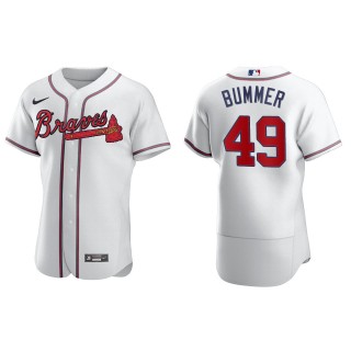 Aaron Bummer Braves White Authentic Home Jersey