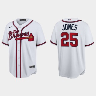 Andruw Jones Atlanta Braves Hispanic Heritage Jersey - White