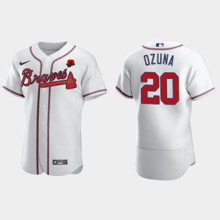Marcell Ozuna Atlanta Braves 2021 Memorial Day Authentic Jersey - White