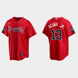 Ronald Acuna Jr. Atlanta Braves 2021 All-Star Game Alternate Replica Jersey - Red