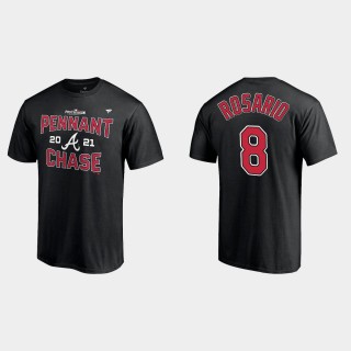 Men's Atlanta Braves Eddie Rosario Black 2021 Division Series Winner Locker Room T-Shirt