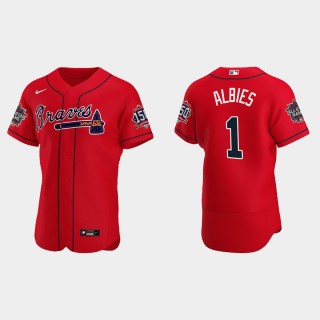Ozzie Albies #1 Atlanta Braves Authentic Alternate 2021 MLB All-Star Jersey - Red