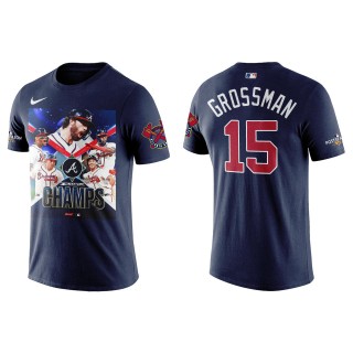 Robbie Grossman Atlanta Braves Navy 2022 NL East Division Champions T-Shirt