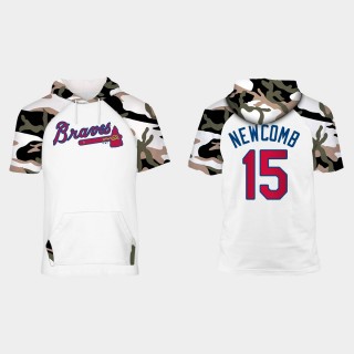 Men's Sean Newcomb Atlanta Braves 2021 Memorial Day Raglan Hoodie T-Shirt - White Camo