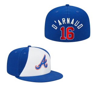 Travis d'Arnaud Atlanta Braves White Royal 2023 City Connect Fitted Hat