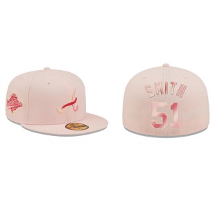 Will Smith Atlanta Braves Pink Blossoms 59FIFTY Fitted Hat